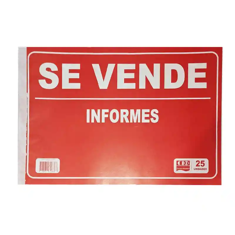 Paquete Aviso 1/8 Se Vende