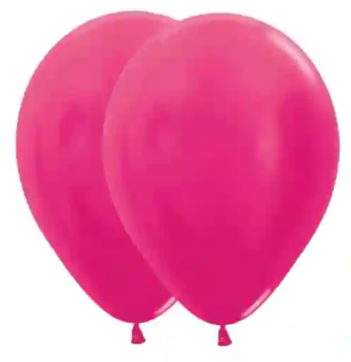 Bombas Globos Convencional Fucsia R12 X 10und