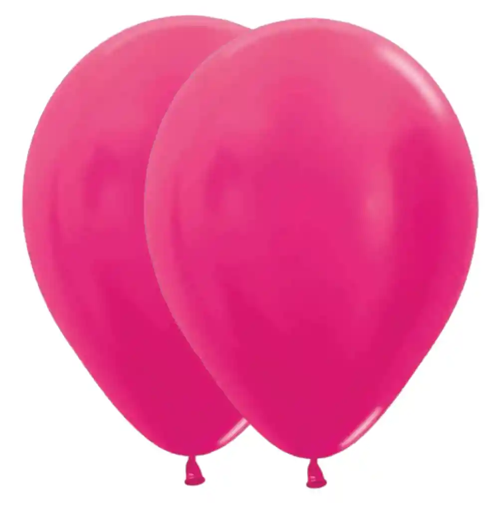 Bombas Globos Convencional Fucsia R12 X 10und