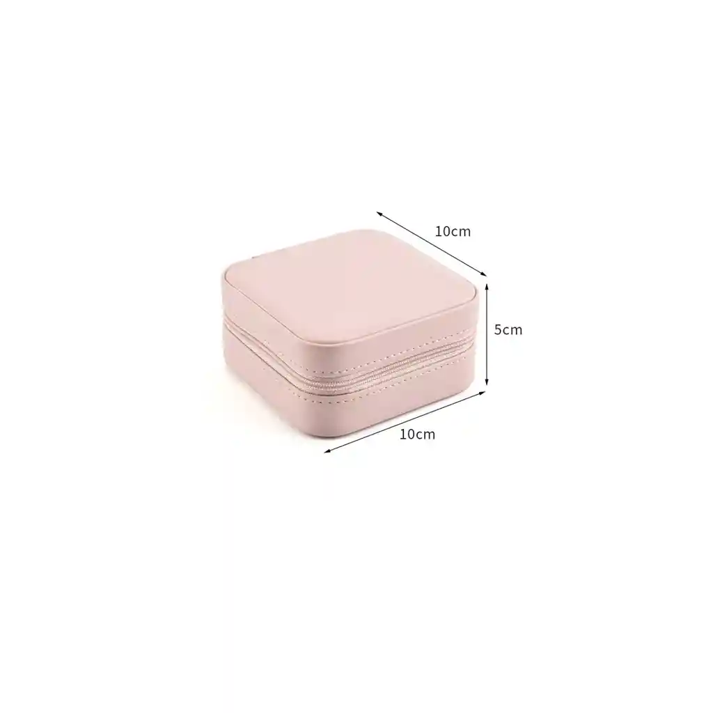 Joyero Mini Portátil Organizador Con Cremallera Funda