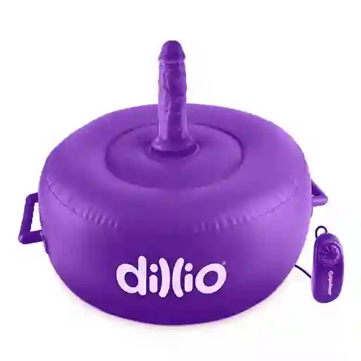 Asiento Inflable Vibrador Morado Dillio