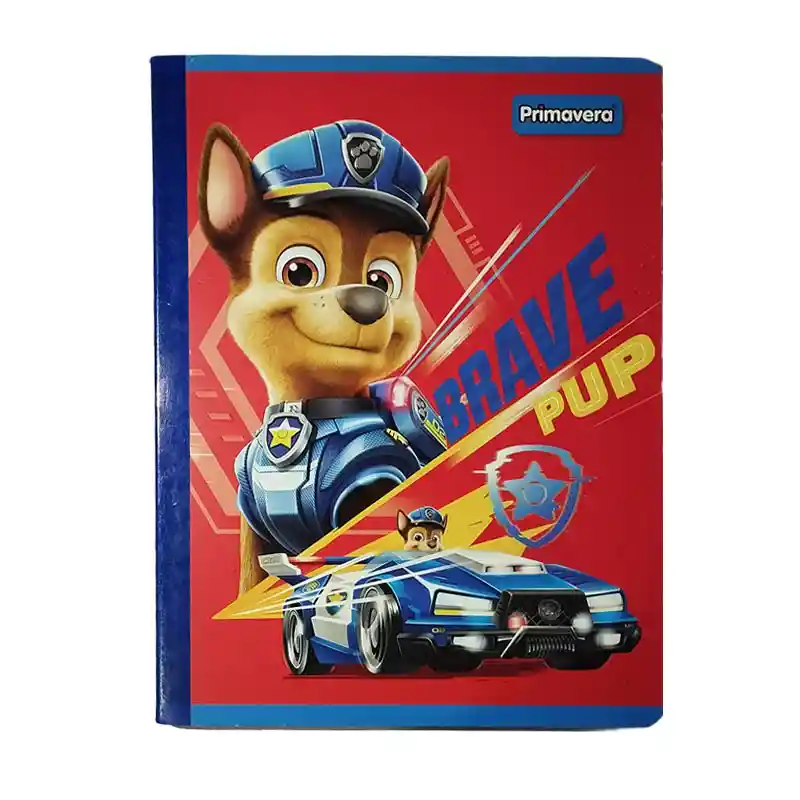 Cuaderno Cosido 100 Hojas Ferrocarril Paw Patrol Masculino