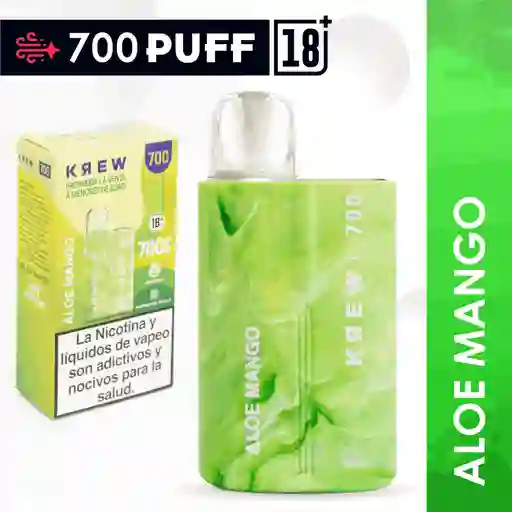 Krew Vapos 700 Puff Aloe Mango