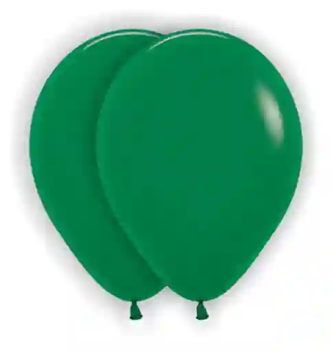 Bombas Globos Convencional Verde Selva R12 X 10und