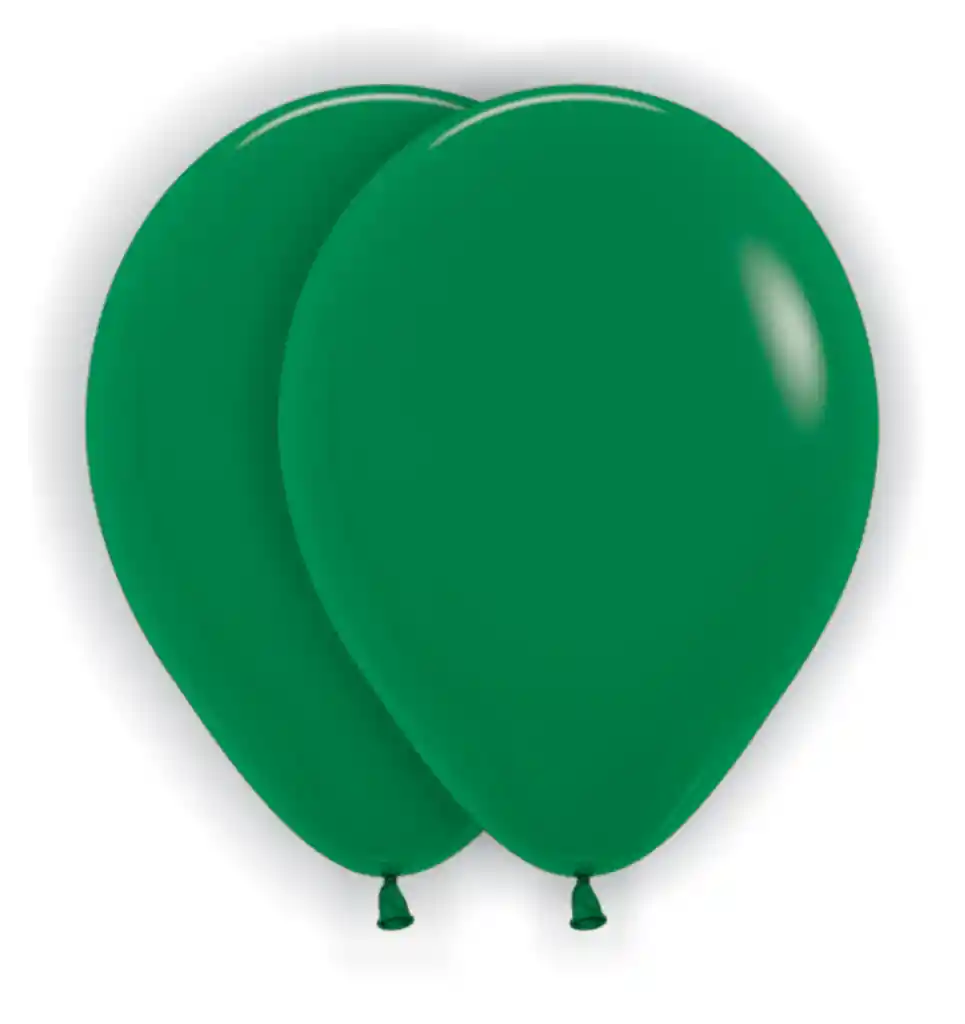 Bombas Globos Convencional Verde Selva R12 X 10und