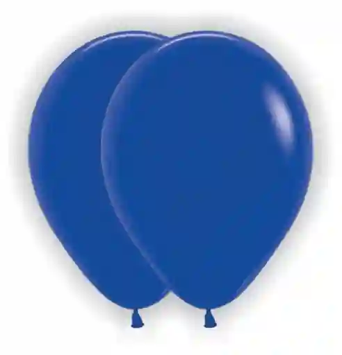 Bombas Globos Convencional Azul Rey R12 X 10und