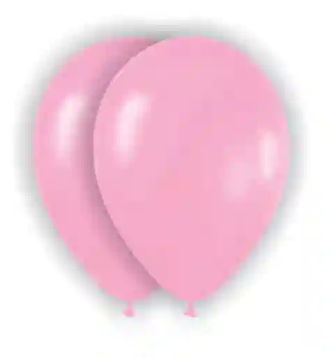 Bombas Globos Convencional Rosadas R12 X 10und