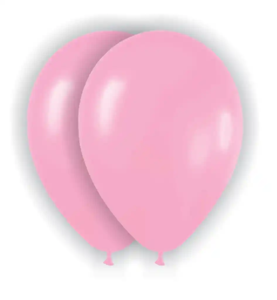 Bombas Globos Convencional Rosadas R12 X 10und