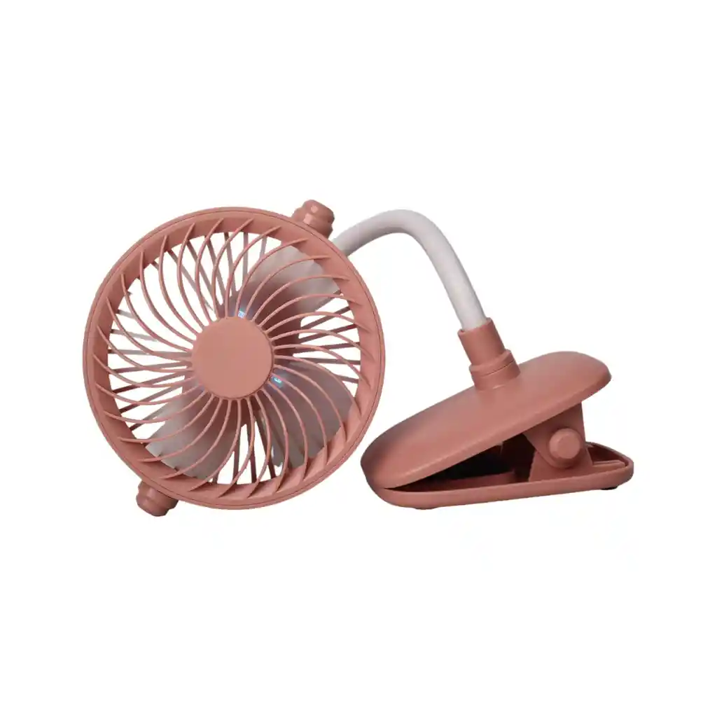 Ventilador Recargable Portatil Plastico Con Cable Usb