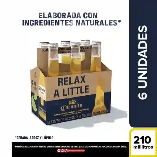 Coronita Cerveza Extra Lager Six Pack