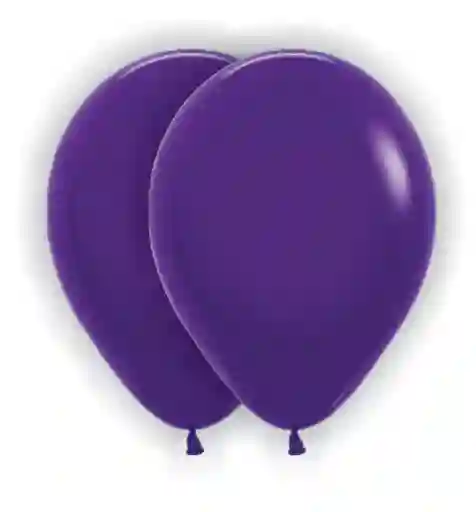 Bombas Globos Convencional Violeta R12 X 10und