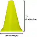 Set Por 5 Conos De Entrenamiento En Polietileno 15 Cm/ Amarillo