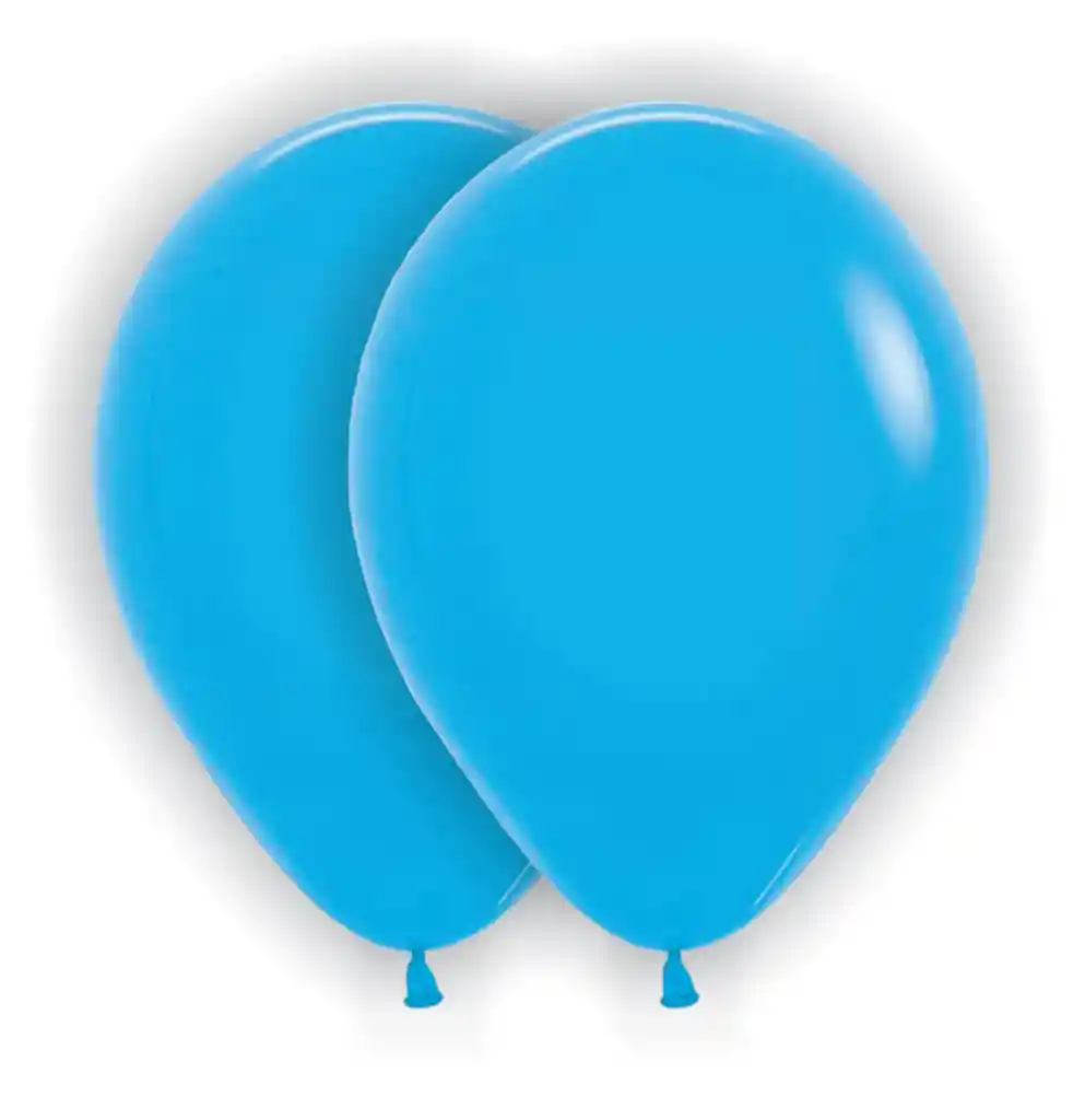 Bombas Globos Convencional Azul R12 X 10und