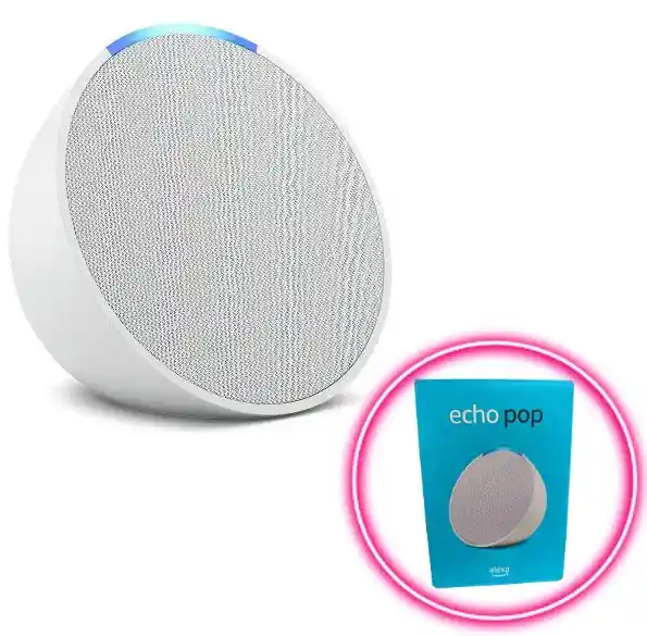 Alexa Echo Pop Blanca: Tu Elegante Asistente De Voz Con Infinitas Posibilidades