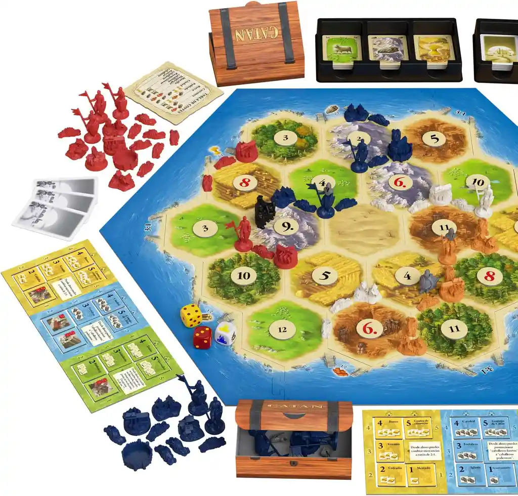 Juego De Mesa Expansión Catan Ciudades Y Caballeros Adultos