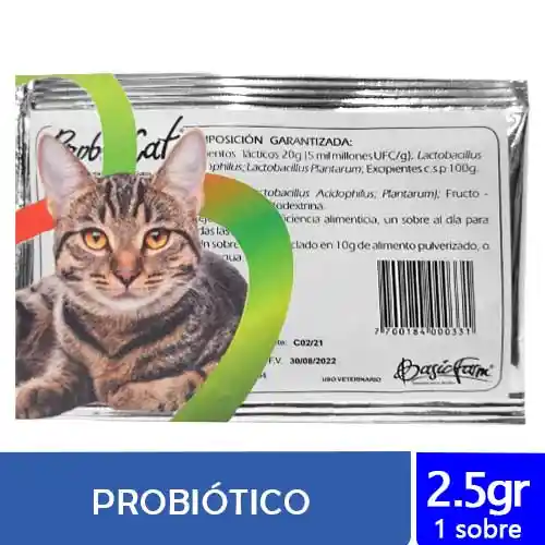 Probiocat Sobre Prebioticos Y Probioticos Probio Cat Sobre Flora Intestinal Para Mascotas Flora Gatos