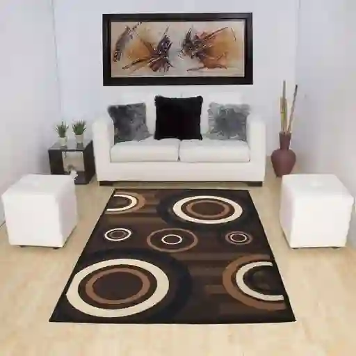 Tapete Moderno Cafe Antideslizante - Sala 120 X 170cms