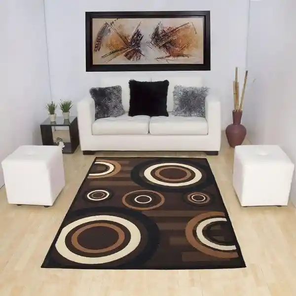 Tapete Moderno Cafe Antideslizante - Sala 120 X 170cms