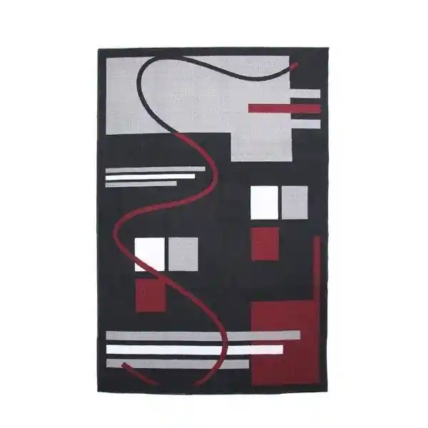 Tapete Alfombra Rojo Antideslizante - Sala 120 X 170cms