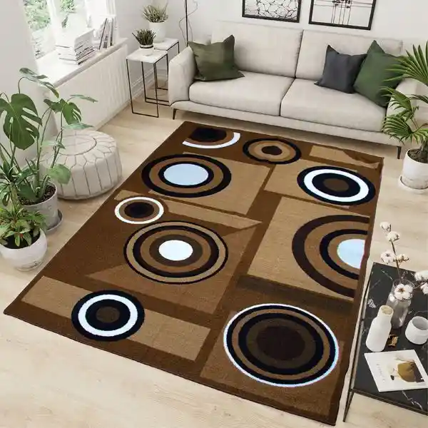 Tapete Alfombra Cafe Antideslizante - Sala 120 X 170cms