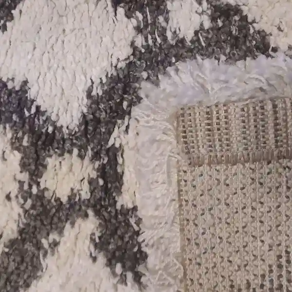 Tapete Alfombra Turquia Peludo Gris 120 X 170cms