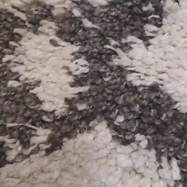 Tapete Alfombra Turquia Peludo Gris 120 X 170cms