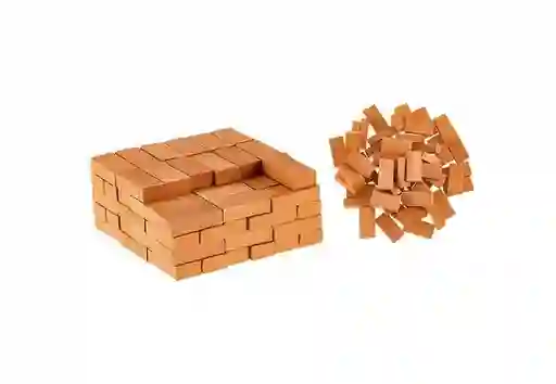 Ladrillos Para Maqueta Paquete X100 Unidades
