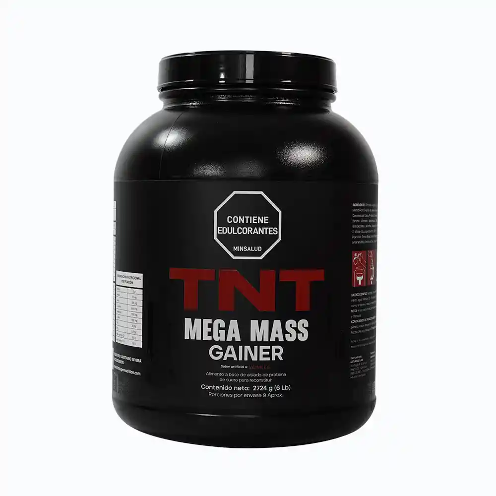 Tnt Mega Mass Gainer 6lb Frutos Rojos