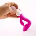 Vibrador Doble Penetracion Anal Vaginal Clítoris Recargable