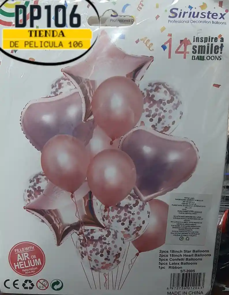 Globos De Decoracion Palorosa X 14 Und