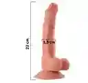 Dildo Pene Real Masturbador Venoso 21cm Gspot Chupa Succion