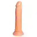 Masturbador Dildo Pene Realista 19cm Silicona Chupa Succion