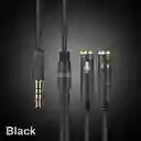 Adaptador Divisor De Auriculares Y Microfono Hembra 3.5mm