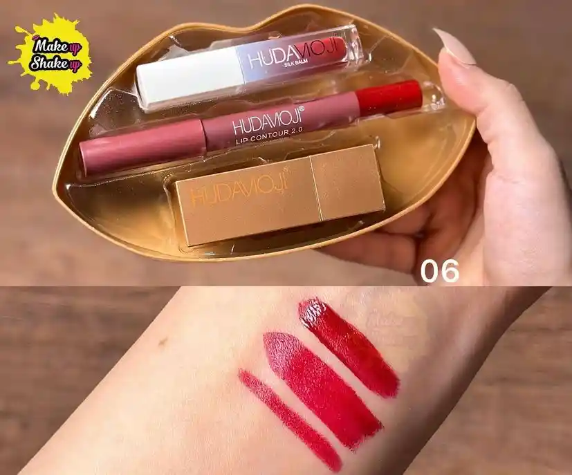 Kit Labios Hermoso Empaque X 3 Matte