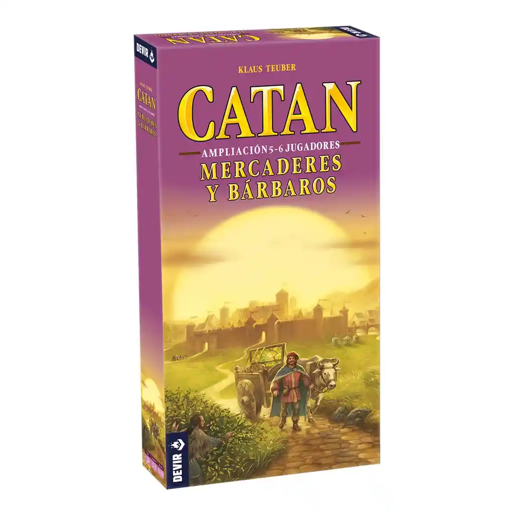 Juego De Mesa Catan Ampliación Mercaderes Y Bárbaros Adultos