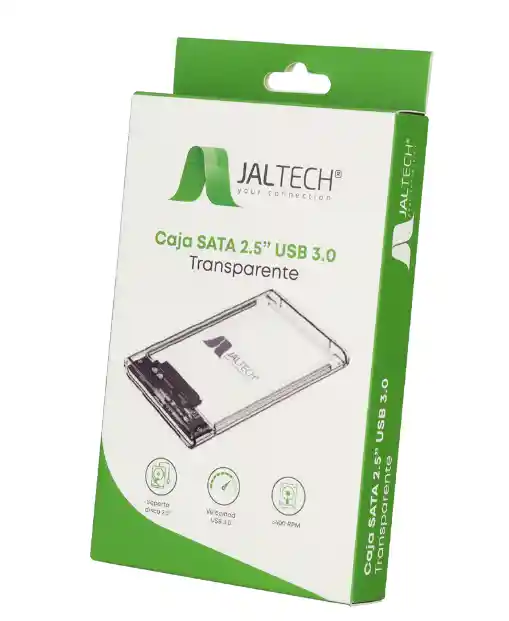 Caja Sata 2.5" Usb 3.0 Transparente