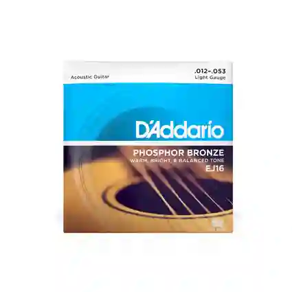 Encordado Guitarra Electroacustica Daddario Ej16, .012 - .053