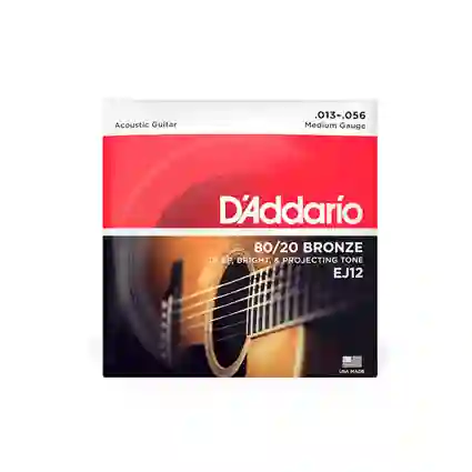 Encordado Guitarra Electroacustica Daddario Ej12 .013 - .056