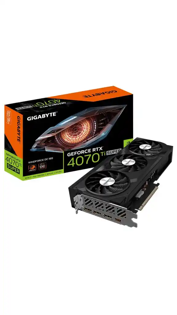 Gigabyte Rtx 4070 Ti Super 16 Gb Ddr6 Windforce Oc