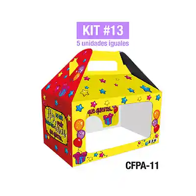 Caja Feliz Pequeña Acetato Kit 13