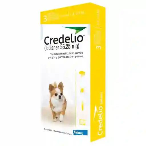 Credelio 56,25mg Hasta 2,5kg X Tableta