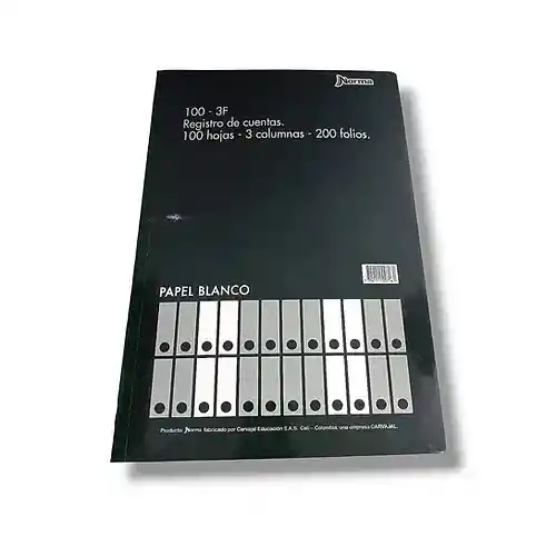 Libro Contable 200 Folios Norma