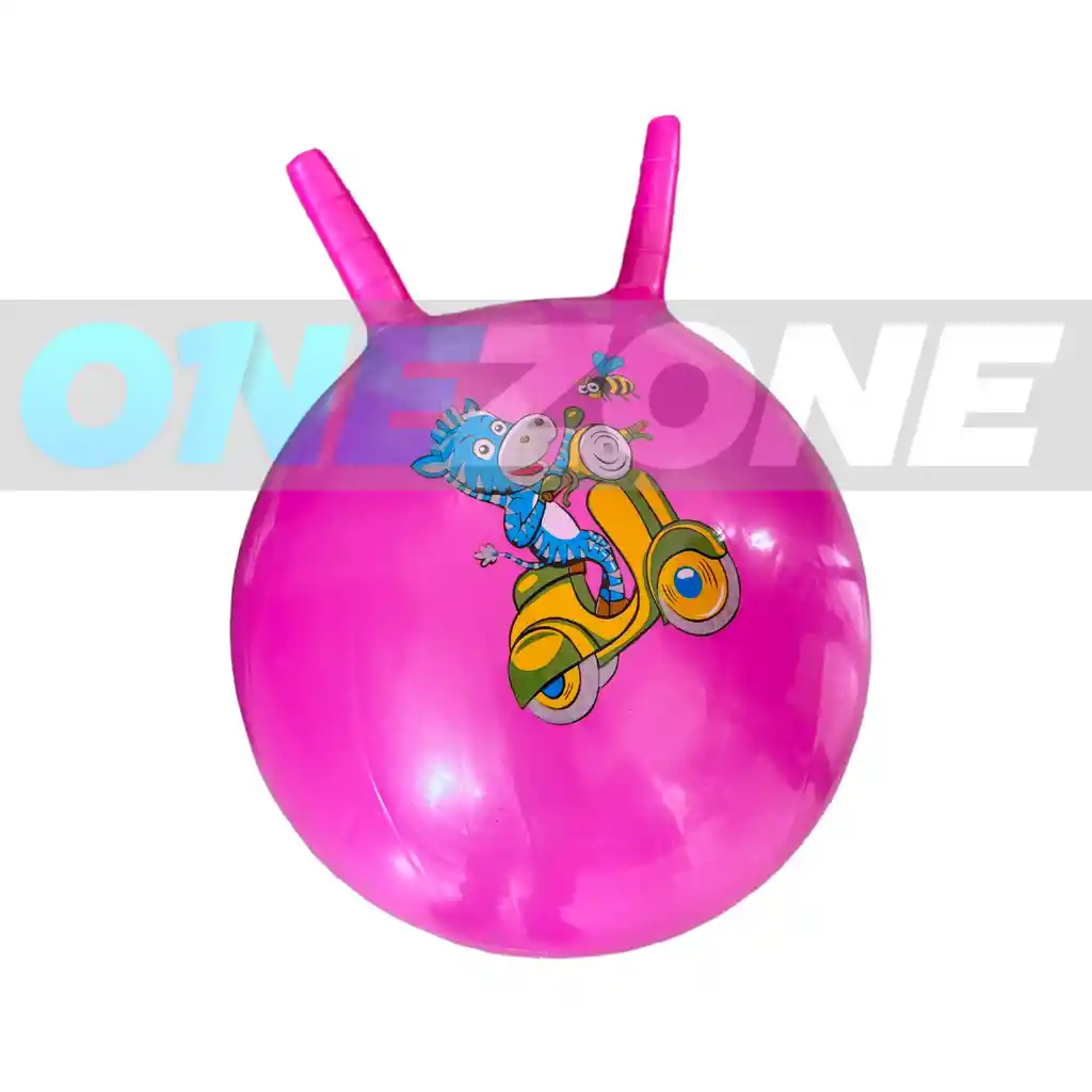 Pelota Canguro Saltarina Niko Diversión Para Niños/ Fucsia