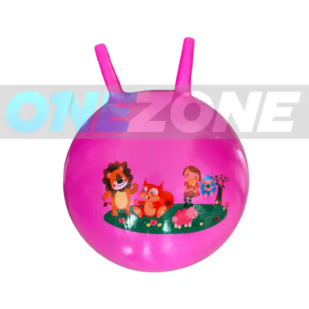 Pelota Canguro Saltarina Niko Diversión Para Niños/ Fucsia