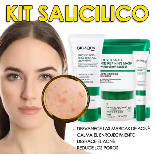 Kit Acido Salicilico X 4 Productos Promocion Hasta Agotar Existencias