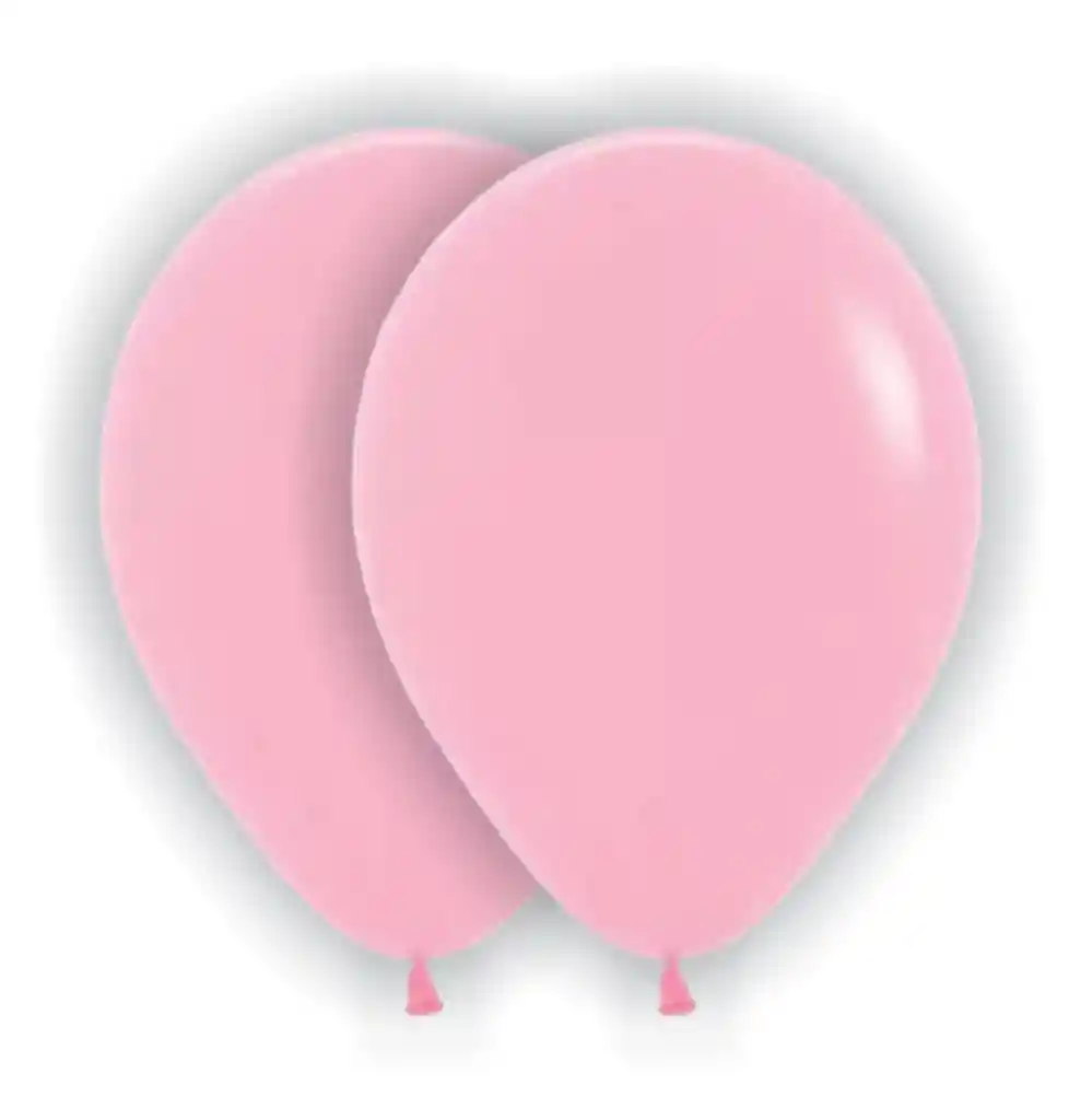 Bombas Globos Convencional Rosadas Pastel R12 X 10und