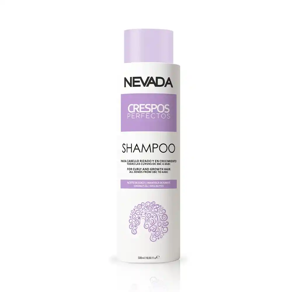 Nevada S.o.s. Shampoo Crespos Perfectos Aceite De Coco Y Manteca De Karité 500 Ml