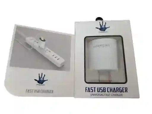 Cabezal Adaptador Usb De Viaje 3a/at Ca01 Carga Rápida / Blanco