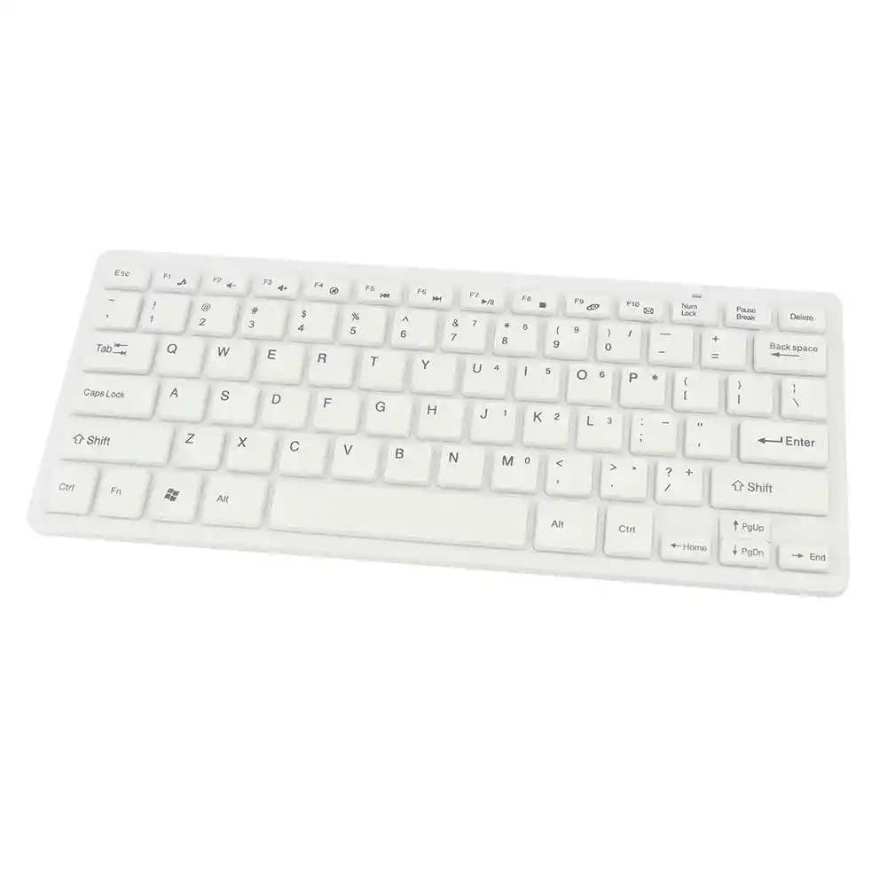 Combo Teclado Mouse Slim Blanco Portables