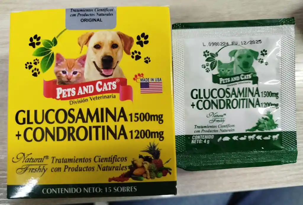 Glucosamina En Sobre 4 G Glucosamina Para Mascotas Condroitina Articulaciones Para Mascotas Sobre 4g